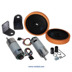 Motor Soporte y Ruedas Kit-2