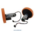 Motor Soporte y Ruedas Kit-2-82RPM