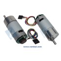 Motor Soporte y Ruedas Kit-2-82RPM