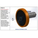 Motor Soporte y Ruedas Kit-2-82RPM