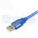 Cable USB A Macho /Mini B Macho 30 cms
