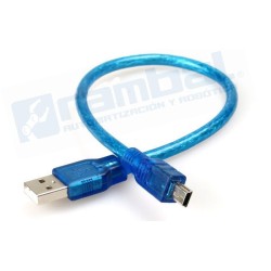 Cable USB A Macho /Mini B Macho 30 cms