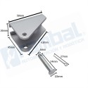 Soporte 58x45x62mm Para Actuador Lineal PZ