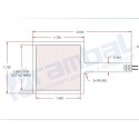 Force Sensitive Cuadrado 1,5"