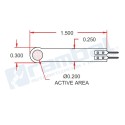 Force-Sensing Resistor: 0.2"
