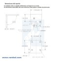 Motor Soporte y Ruedas Kit-2-82RPM