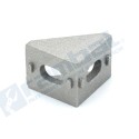 Soporte esquina para perfil 20x20x17mm