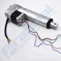 Actuador lineal motor paso a paso 4"