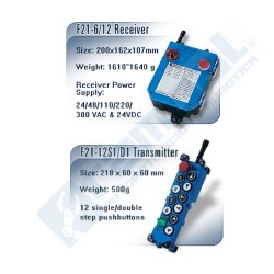 Control remoto industrial Telecrane