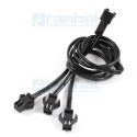 Conector Splitter 3 vías para EL WIRE