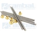 Husillo Tornillo Trapezoidal Cuadrado T8 CNC 1200mm