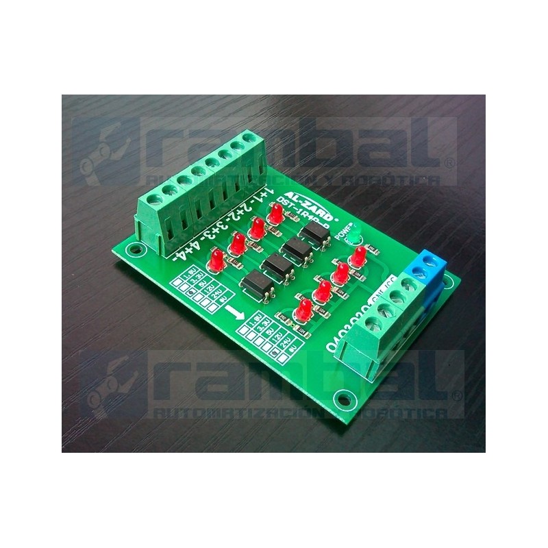 Optoacoplador Convertidor de Señal de 4Bit