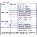 Optoacoplador Convertidor de Señal de 4Bit