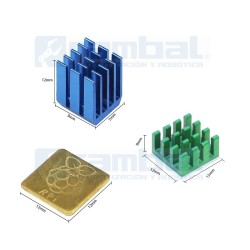 Kit Disipadores alta eficiencia RPi