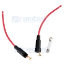 Portafusible atornillable 22AWG 24cm