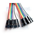 Cable dupont 20 cms (hembra-hembra)