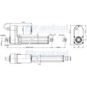Actuador linea 1100 kg
