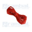 Cable Flexible 18 AWG Rojo