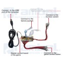 Interfaz usb zero delay Arcade 1 jugador