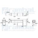 Actuador Lineal Electrico Matusy 4" - 04PZ con Encoder