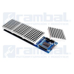 Display 4 Matriz de Puntos MAX7219 para Arduino