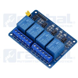 Module Relay 4 Canales Optoacoplado