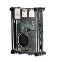 Caja acrilica Raspberry pi4 + FAN