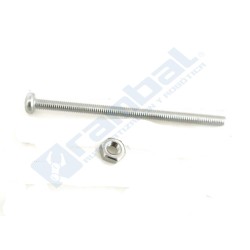 Tornillo y Tuerca M3 Metálico 30mm.