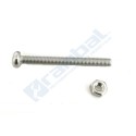Tornillo y Tuerca M4 Metálico 20mm.