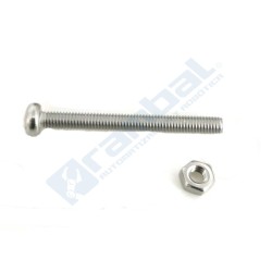 Tornillo y Tuerca M4 Metálico 20mm.