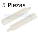 5 Espaciadores Hexagonal PILAR M3 x 30+6mm