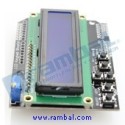 Shield Display LCD 2x16 azul + Teclado Keypad