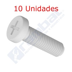 Tornillo Cruz Nylon M3 8mm