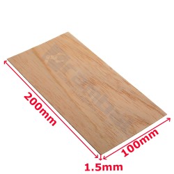Lamina de madera - Wood sheet 100x200mm