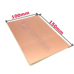 Tarjeta PCB Virgen Single side 100x150mm