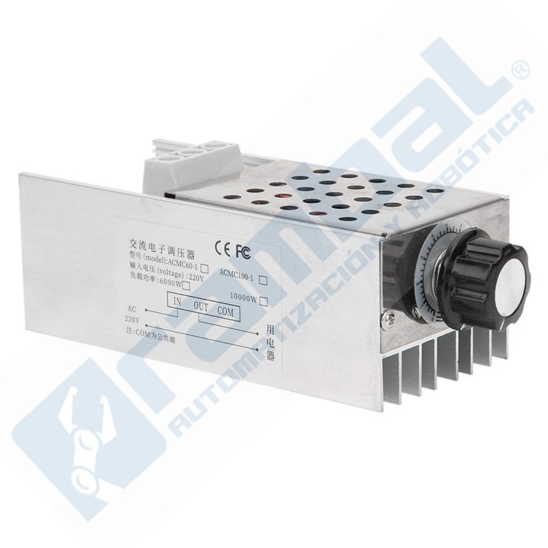 Dimmer Regulador 220VAC 10000W