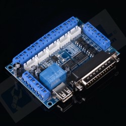 Placa de interfaz CNC, 5 ejes, MACH3