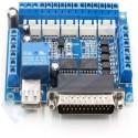 Placa de interfaz CNC, 5 ejes, MACH3
