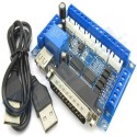 Placa de interfaz CNC, 5 ejes, MACH3