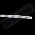 Correa Dentada abierta 2GT 10mm color blanco 1M