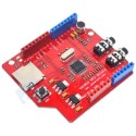 Vs1053 Grabador Reproductor Audio Mp3, placa de audio estéreo para Arduino UNO