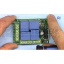 Kit de Reles Inalámbricos con Control Remoto RF 433Mhz 4 Canales