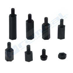 Kit de espaciadores hexagonales de M-F negro