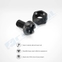 Kit de espaciadores hexagonales de M-F negro
