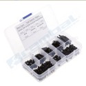 Kit de espaciadores hexagonales de M-F negro