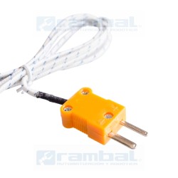 Termocupla tipo K 204°C 1m