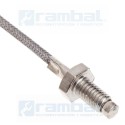 Termocupla tipo K 600°C 1m