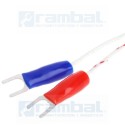 Termocupla tipo K 600°C 1m