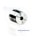 Flex Shaft Coupler Acoplamiento 5x8 mm.