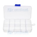 Caja Organizadora Plástica – Plastic Box 10 Grid 130x65x23mm